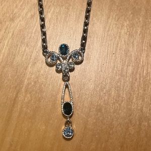 Vintage Filigree Drop Necklace